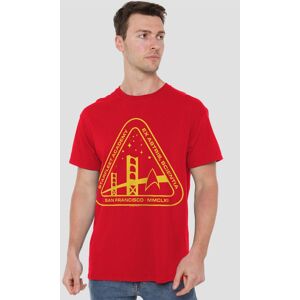 Star Trek Gold Academy T-Shirt, Red Size: Medium Red M Star Trek Gold Academy T-Shirt, Red Size: Medium Red M