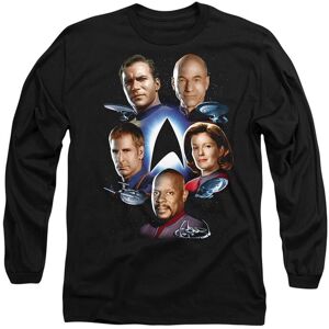 Star Trek Starfleets Finest Long Sleeve T-Shirt, Black Size: Large Black L Star Trek Starfleets Finest Long Sleeve T-Shirt, Black Size: Large Black L