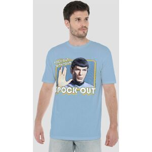 Star Trek Spock Out T-Shirt, Light Blue Size: Small Blue S Star Trek Spock Out T-Shirt, Light Blue Size: Small Blue S