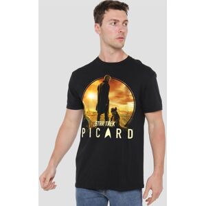 Star Trek Picard A Man & His Dog T-Shirt, Black Size: Small Black S Star Trek Picard A Man & His Dog T-Shirt, Black Size: Small Black S