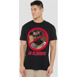 Star Trek No Klingons T-Shirt, Black Size: 4XL Black 4XL Star Trek No Klingons T-Shirt, Black Size: 4XL Black 4XL
