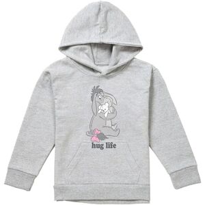 Disney Winnie The Pooh Eeyore Hug Life Valentine'S Day Youth Kids Pull-Over Hoodie, Athletic Heather in Grey Size: 7-8 Years Grey 7-8 Years Disney Winnie The Pooh Eeyore Hug Life Valentine'S Day Youth Kids Pull-Over Hoodie, Athletic Heather in Grey Size: 7-8 Years Grey 7-8 Years