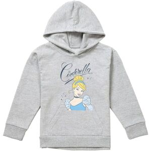 Disney Cinderella Headshot With Fancy Script Youth Kids Pull-Over Hoodie, Athletic Heather in Grey Size: 9-11 Years Grey 9-11 Years Disney Cinderella Headshot With Fancy Script Youth Kids Pull-Over Hoodie, Athletic Heather in Grey Size: 9-11 Years Grey 9-11 Years