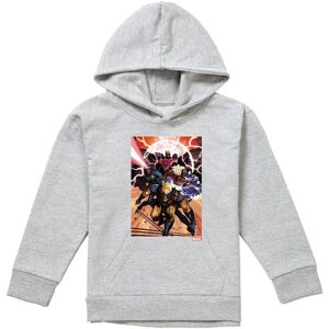 Marvel X-Men Team Attack Youth Kids Pull-Over Hoodie, Athletic Heather in Grey Size: 9-11 Years Grey 9-11 Years Marvel X-Men Team Attack Youth Kids Pull-Over Hoodie, Athletic Heather in Grey Size: 9-11 Years Grey 9-11 Years