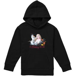 Disney Frozen Valentine'S Day Olaf, I'D Flurry For You Elsa Youth Kids Pull-Over Hoodie, Black Size: 9-11 Years Black 9-11 Years Disney Frozen Valentine'S Day Olaf, I'D Flurry For You Elsa Youth Kids Pull-Over Hoodie, Black Size: 9-11 Years Black 9-11 Years