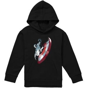 Marvel Captain America Spin Sheild Youth Kids Pull-Over Hoodie, Black Size: 7-8 Years Black 7-8 Years Marvel Captain America Spin Sheild Youth Kids Pull-Over Hoodie, Black Size: 7-8 Years Black 7-8 Years