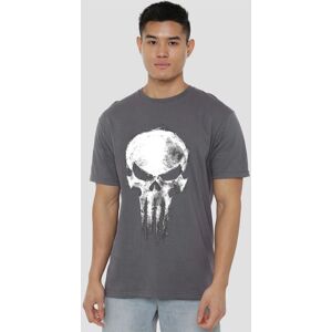 Marvel Daredevil Born Again Skull The Punisher Returns T-Shirt, Light Graphite in Grey Size: XL Grey XL Marvel Daredevil Born Again Skull The Punisher Returns T-Shirt, Light Graphite in Grey Size: XL Grey XL