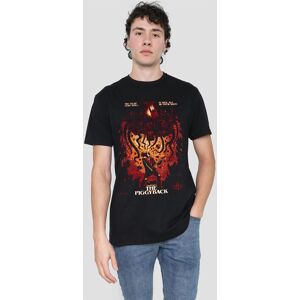 Stranger Things Eddie Munson Poster T-Shirt, Black Size: Large Black L Stranger Things Eddie Munson Poster T-Shirt, Black Size: Large Black L