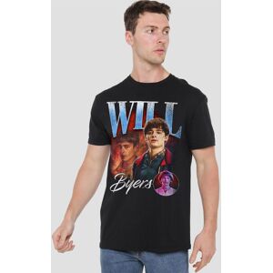 Stranger Things Will Homage T-Shirt, Black Size: 2XL Black 2XL Stranger Things Will Homage T-Shirt, Black Size: 2XL Black 2XL