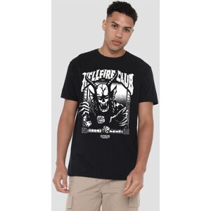 Stranger Things Hellfire Club Mono T-Shirt, Black Size: 5XL Black 5XL Stranger Things Hellfire Club Mono T-Shirt, Black Size: 5XL Black 5XL