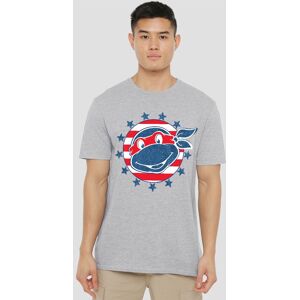 Teenage Mutant Ninja Turtles 4Th Of July Headshot T-Shirt, Athletic Heather in Grey Size: 4XL Grey 4XL Teenage Mutant Ninja Turtles 4Th Of July Headshot T-Shirt, Athletic Heather in Grey Size: 4XL Grey 4XL