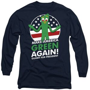 Other Gumby For President Long Sleeve T-Shirt, Navy Size: Large Navy L Other Gumby For President Long Sleeve T-Shirt, Navy Size: Large Navy L