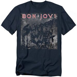 Bon Jovi Slippery Cover T-Shirt, Navy Size: 5XL Navy 5XL Bon Jovi Slippery Cover T-Shirt, Navy Size: 5XL Navy 5XL
