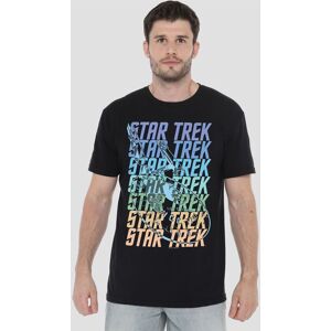 Star Trek Multi Logo Enterprise T-Shirt, Black Size: Small Black S Star Trek Multi Logo Enterprise T-Shirt, Black Size: Small Black S