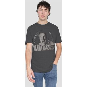 Star Trek Khan Distressed T-Shirt, Charcoal in Grey Size: Small Grey S Star Trek Khan Distressed T-Shirt, Charcoal in Grey Size: Small Grey S
