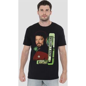 Star Trek Riker T-Shirt, Black Size: 5XL Black 5XL Star Trek Riker T-Shirt, Black Size: 5XL Black 5XL