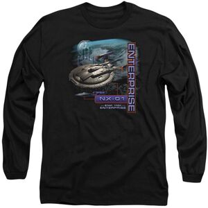 Star Trek Enterprise Nx 01 Long Sleeve T-Shirt, Black Size: 2XL Black 2XL Star Trek Enterprise Nx 01 Long Sleeve T-Shirt, Black Size: 2XL Black 2XL