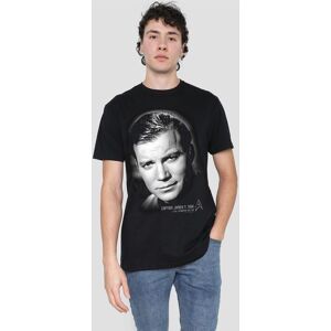 Star Trek Captain Kirk Portrait T-Shirt, Black Size: 4XL Black 4XL Star Trek Captain Kirk Portrait T-Shirt, Black Size: 4XL Black 4XL