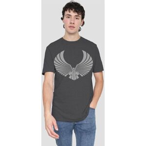 Star Trek Romulan Logo T-Shirt, Charcoal in Grey Size: Small Grey S Star Trek Romulan Logo T-Shirt, Charcoal in Grey Size: Small Grey S