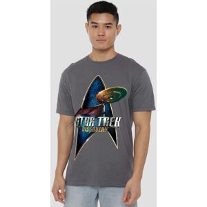 Star Trek Discovery Discovery Deco T-Shirt, Charcoal in Grey Size: Small Grey S Star Trek Discovery Discovery Deco T-Shirt, Charcoal in Grey Size: Small Grey S