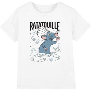 Disney Boy's Collection Remy Cooking Icons Kids T-Shirt in White Size: 7-8 Years White 7-8 Years Disney Boy's Collection Remy Cooking Icons Kids T-Shirt in White Size: 7-8 Years White 7-8 Years