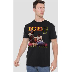 Ice-T - Rhyme Pays T-Shirt, Black Size: 5XL Black 5XL Ice-T - Rhyme Pays T-Shirt, Black Size: 5XL Black 5XL