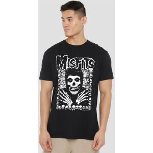 Misfits - Skeleton Hands T-Shirt, Black Size: Medium Black M Misfits - Skeleton Hands T-Shirt, Black Size: Medium Black M