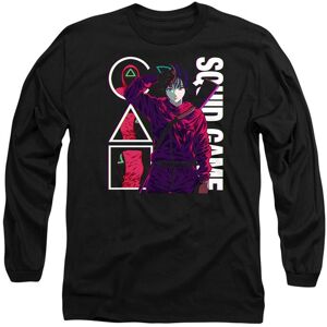 Squid Game - Season Three Anime Guards Long Sleeve T-Shirt, Black Size: 2XL Black 2XL Squid Game - Season Three Anime Guards Long Sleeve T-Shirt, Black Size: 2XL Black 2XL