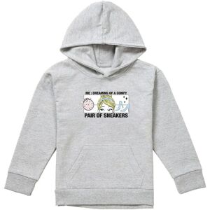 Disney Cinderella Dreaming Of Comfy Sneakers Youth Kids Pull-Over Hoodie, Athletic Heather in Grey Size: 7-8 Years Grey 7-8 Years Disney Cinderella Dreaming Of Comfy Sneakers Youth Kids Pull-Over Hoodie, Athletic Heather in Grey Size: 7-8 Years Grey 7-8 Years