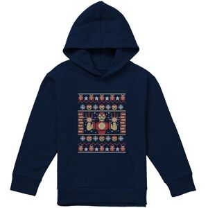 Marvel Iron Man Christmas Sweater Youth Kids Pull-Over Hoodie, Navy Size: 12-13 Years Navy 12-13 Years Marvel Iron Man Christmas Sweater Youth Kids Pull-Over Hoodie, Navy Size: 12-13 Years Navy 12-13 Years