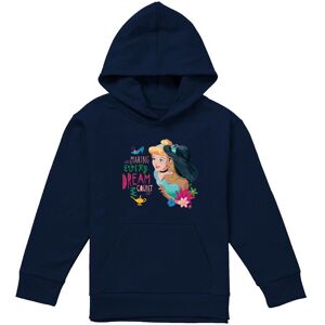 Disney Princess Cinderella, Jasmine Making Every Dream Count Youth Kids Pull-Over Hoodie, Navy Size: 5-6 Years Navy 5-6 Years Disney Princess Cinderella, Jasmine Making Every Dream Count Youth Kids Pull-Over Hoodie, Navy Size: 5-6 Years Navy 5-6 Years