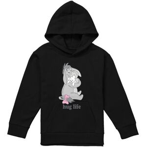 Disney Winnie The Pooh Eeyore Hug Life Valentine'S Day Youth Kids Pull-Over Hoodie, Black Size: 7-8 Years Black 7-8 Years Disney Winnie The Pooh Eeyore Hug Life Valentine'S Day Youth Kids Pull-Over Hoodie, Black Size: 7-8 Years Black 7-8 Years