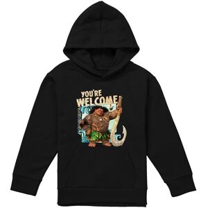 Disney Moana Maui You'Re Welcome Youth Kids Pull-Over Hoodie, Black Size: 7-8 Years Black 7-8 Years Disney Moana Maui You'Re Welcome Youth Kids Pull-Over Hoodie, Black Size: 7-8 Years Black 7-8 Years
