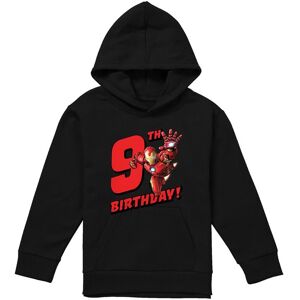 Marvel Iron Man Birthday 9 Youth Kids Pull-Over Hoodie, Black Size: 5-6 Years Black 5-6 Years Marvel Iron Man Birthday 9 Youth Kids Pull-Over Hoodie, Black Size: 5-6 Years Black 5-6 Years