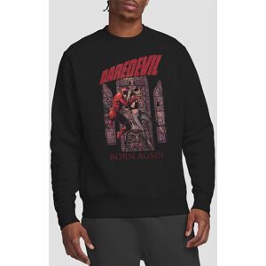 Marvel Daredevil Born Again The Punisher Graffiti Sweatshirt, Black Size: XL Black XL Marvel Daredevil Born Again The Punisher Graffiti Sweatshirt, Black Size: XL Black XL