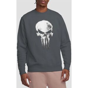 Marvel Daredevil Born Again Skull The Punisher Returns Sweatshirt, Dark Heather in Grey Size: Medium Grey M Marvel Daredevil Born Again Skull The Punisher Returns Sweatshirt, Dark Heather in Grey Size: Medium Grey M