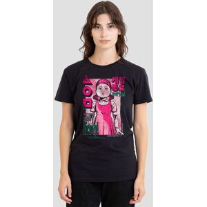 Squid Game Women's YoungHee Comic Anime T-Shirt, Black Size: 2XL Black 2XL Squid Game Women's YoungHee Comic Anime T-Shirt, Black Size: 2XL Black 2XL