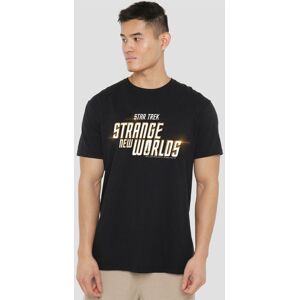 Star Trek Strange New Worlds Logo T-Shirt, Black Size: 3XL Black 3XL Star Trek Strange New Worlds Logo T-Shirt, Black Size: 3XL Black 3XL
