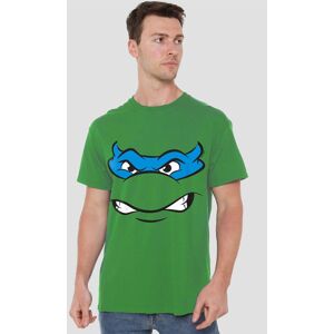 Teenage Mutant Ninja Turtles Leonardo Angry T-Shirt, Kelly Green Size: Small Green S Teenage Mutant Ninja Turtles Leonardo Angry T-Shirt, Kelly Green Size: Small Green S