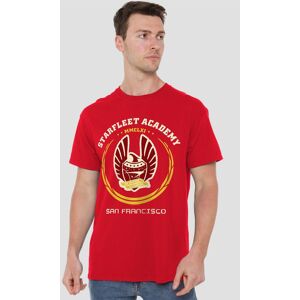 Star Trek Academy Heraldry T-Shirt, Red Size: 2XL Red 2XL Star Trek Academy Heraldry T-Shirt, Red Size: 2XL Red 2XL