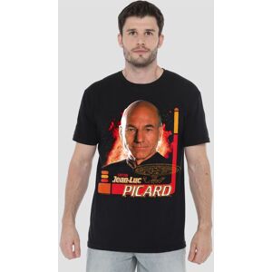 Star Trek Captain Picard T-Shirt, Black Size: 4XL Black 4XL Star Trek Captain Picard T-Shirt, Black Size: 4XL Black 4XL