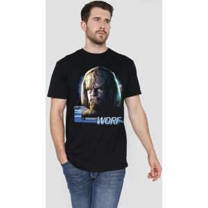 Star Trek TNG Worf T-Shirt, Black Size: 4XL Black 4XL Star Trek TNG Worf T-Shirt, Black Size: 4XL Black 4XL