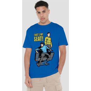 Star Trek My Seat T-Shirt, Royal in Blue Size: 3XL Blue 3XL Star Trek My Seat T-Shirt, Royal in Blue Size: 3XL Blue 3XL