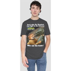 Star Trek Cat Fight T-Shirt, Charcoal in Grey Size: Medium Grey M Star Trek Cat Fight T-Shirt, Charcoal in Grey Size: Medium Grey M