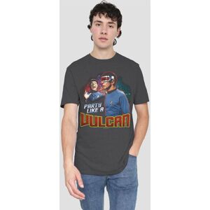Star Trek Party Like A Vulcan T-Shirt, Charcoal in Grey Size: XL Grey XL Star Trek Party Like A Vulcan T-Shirt, Charcoal in Grey Size: XL Grey XL