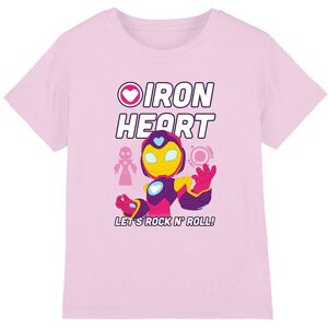 Marvel Girl's Iron Man & His Awesome Friends Iron Heart Rock & Roll T-Shirt in Pink Size: 7-8 Years Pink 7-8 Years Marvel Girl's Iron Man & His Awesome Friends Iron Heart Rock & Roll T-Shirt in Pink Size: 7-8 Years Pink 7-8 Years