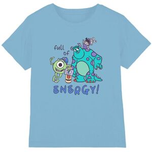 Disney Boy's Collection Mike & Sully Full Of Energy Kids T-Shirt in Blue Size: 7-8 Years Blue 7-8 Years Disney Boy's Collection Mike & Sully Full Of Energy Kids T-Shirt in Blue Size: 7-8 Years Blue 7-8 Years