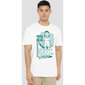 Squid Game - Season Three Red Light Green Light T-Shirt, White Size: 2XL White 2XL Squid Game - Season Three Red Light Green Light T-Shirt, White Size: 2XL White 2XL