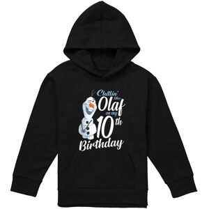 Disney Frozen Chillin Like Olaf 10Th Birthday Youth Kids Pull-Over Hoodie, Black Size: 7-8 Years Black 7-8 Years Disney Frozen Chillin Like Olaf 10Th Birthday Youth Kids Pull-Over Hoodie, Black Size: 7-8 Years Black 7-8 Years