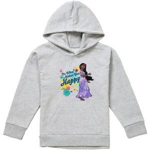 Disney Encanto Isabela Do What Makes You Happy Youth Kids Pull-Over Hoodie, Athletic Heather in Grey Size: 9-11 Years Grey 9-11 Years Disney Encanto Isabela Do What Makes You Happy Youth Kids Pull-Over Hoodie, Athletic Heather in Grey Size: 9-11 Years Grey 9-11 Years